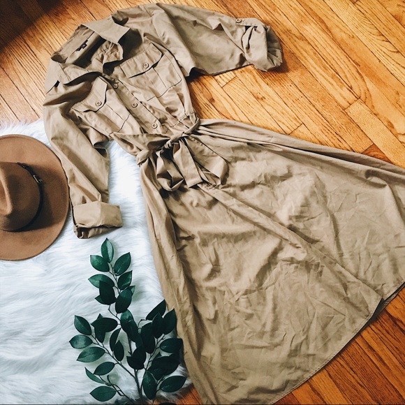 Jordache Dresses & Skirts - JORDACHE • Vintage Fit & Flare Tie Waist Dress